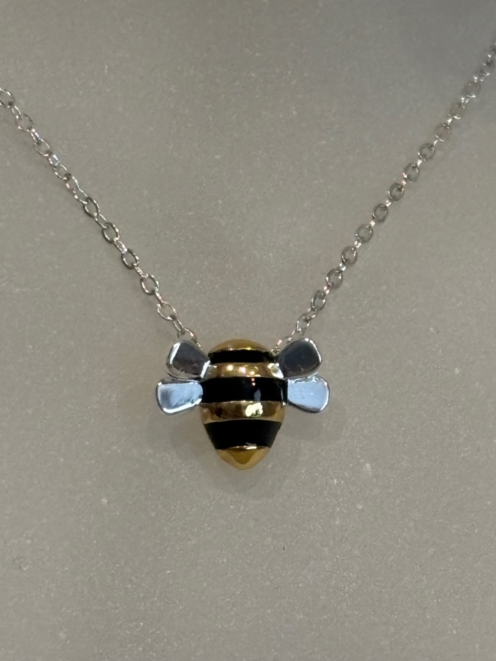 Honey Bee Project Sterling Silver Necklace